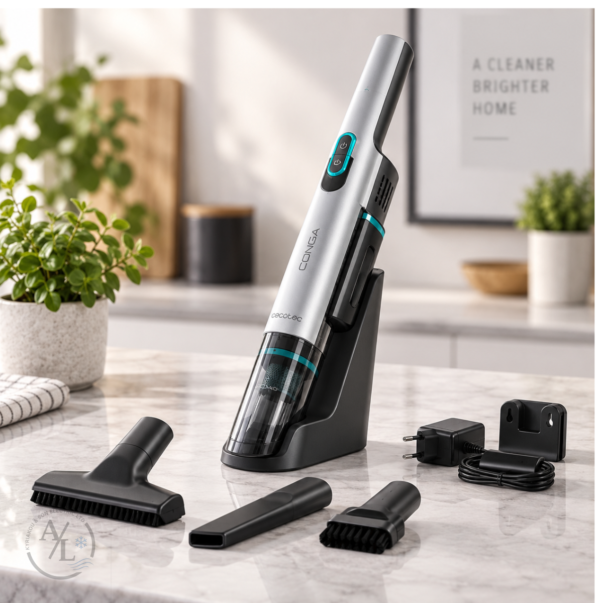 Cecotec Conga Rockstar Micro Essential handheld vacuum with charging base and accessories Cecotec Conga Rockstar Micro Essential handheld vacuum with charging base and accessories