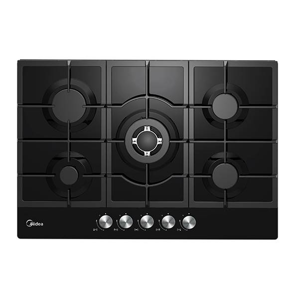 Midea Gas Hob Glass 5 Zones MD-MG75095TGB in Cyprus