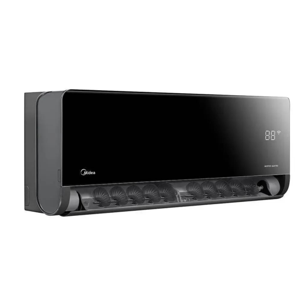 Midea-Penrose-black-glass-air-conditioner-with-WiFi-in-Cyprus