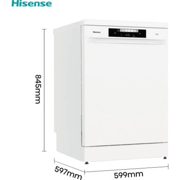 Hisense HS642E90W dishwasher Freestanding White13 place settings