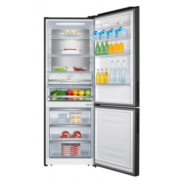 Hisense RB645N4BFE Combi Refrigerator – 495L Black No Frost open-door