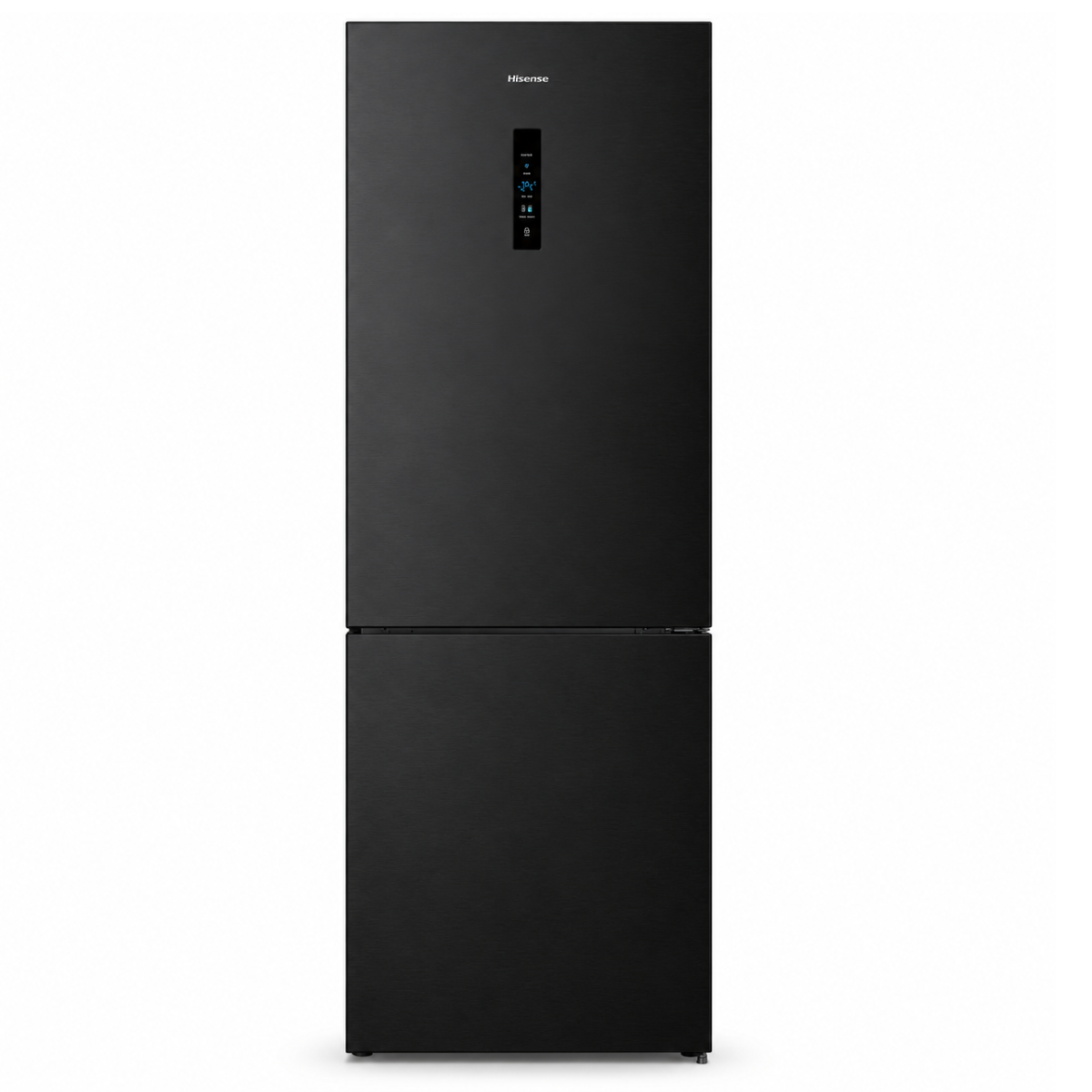Hisense RB645N4BFE large black combi refrigerator Kyriakos Electric