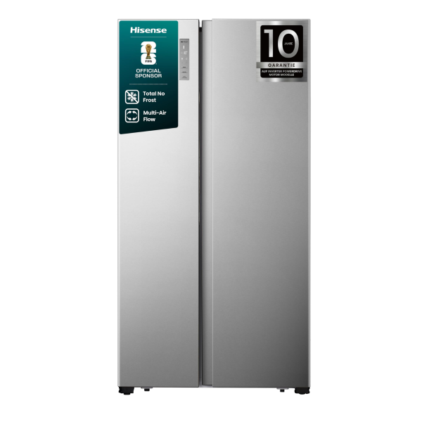 Hisense Side-by-Side Refrigerator 519L Total No Frost Inox RS677N4BIE