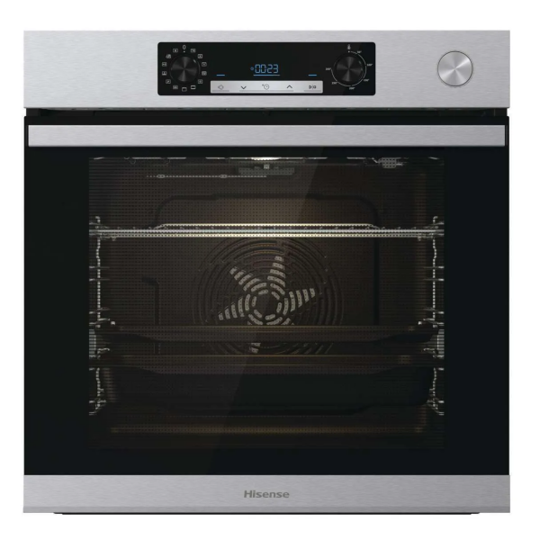 Hisense-BSA66226AX-77L-built-in-oven-inox-with-Air-Fry-Function