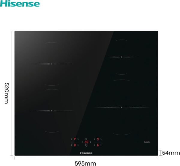 Hisense HI6401BSC Built-in 60cm Induction Hob Ceramic