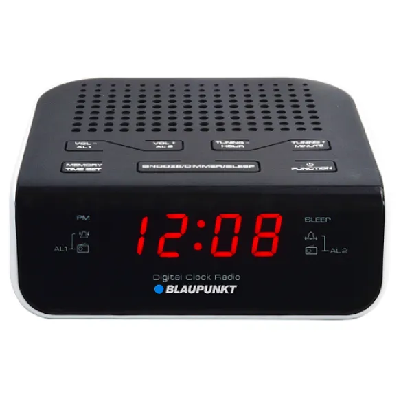 Blaupunkt CR5WH Clock Radio with Dual Alarm