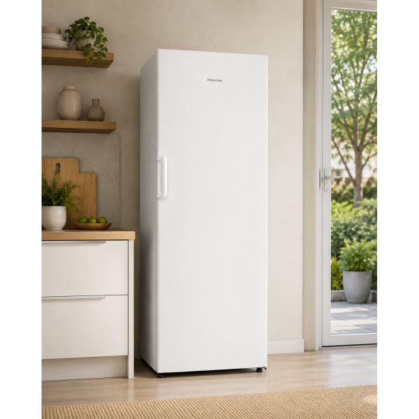 Hisense FV245N4AW2 194L Upright Freezer in Modern Kitchen
