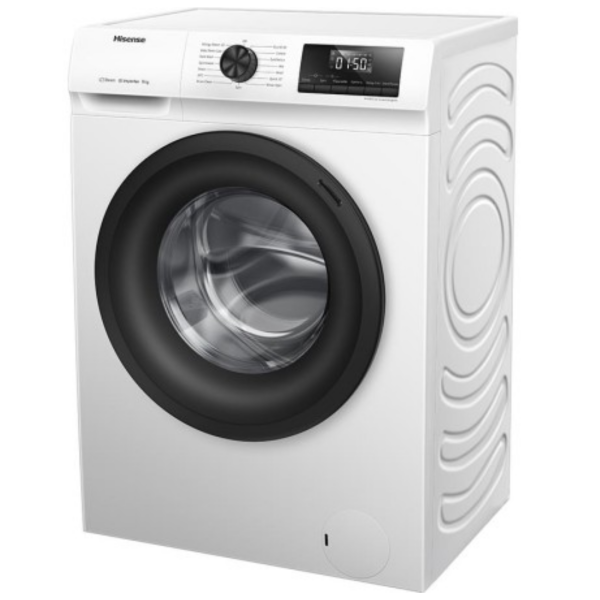 Hisense-WFQP8014EVM-8kg-Washing-Machine-1400-RPM side view