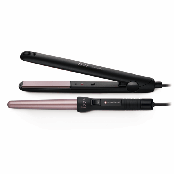 Izzy Silk Ceramic Set 223234 – Hair Straightener & Curler
