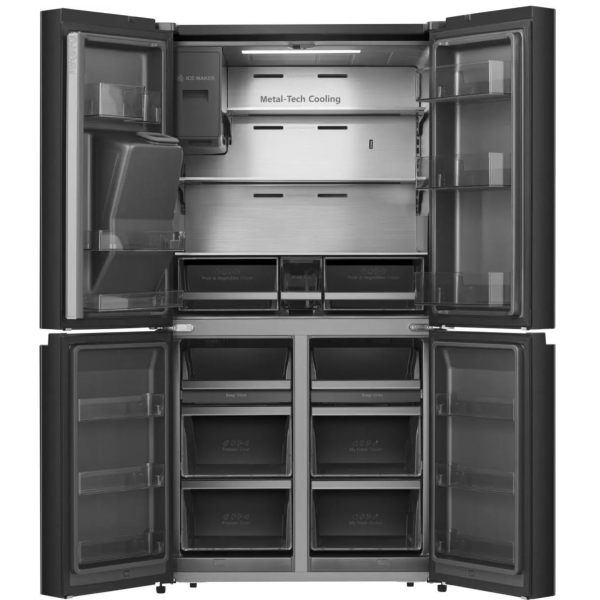 Hisense-RQ760N4AFF-4-Door-French-Refrigerator-open-door.