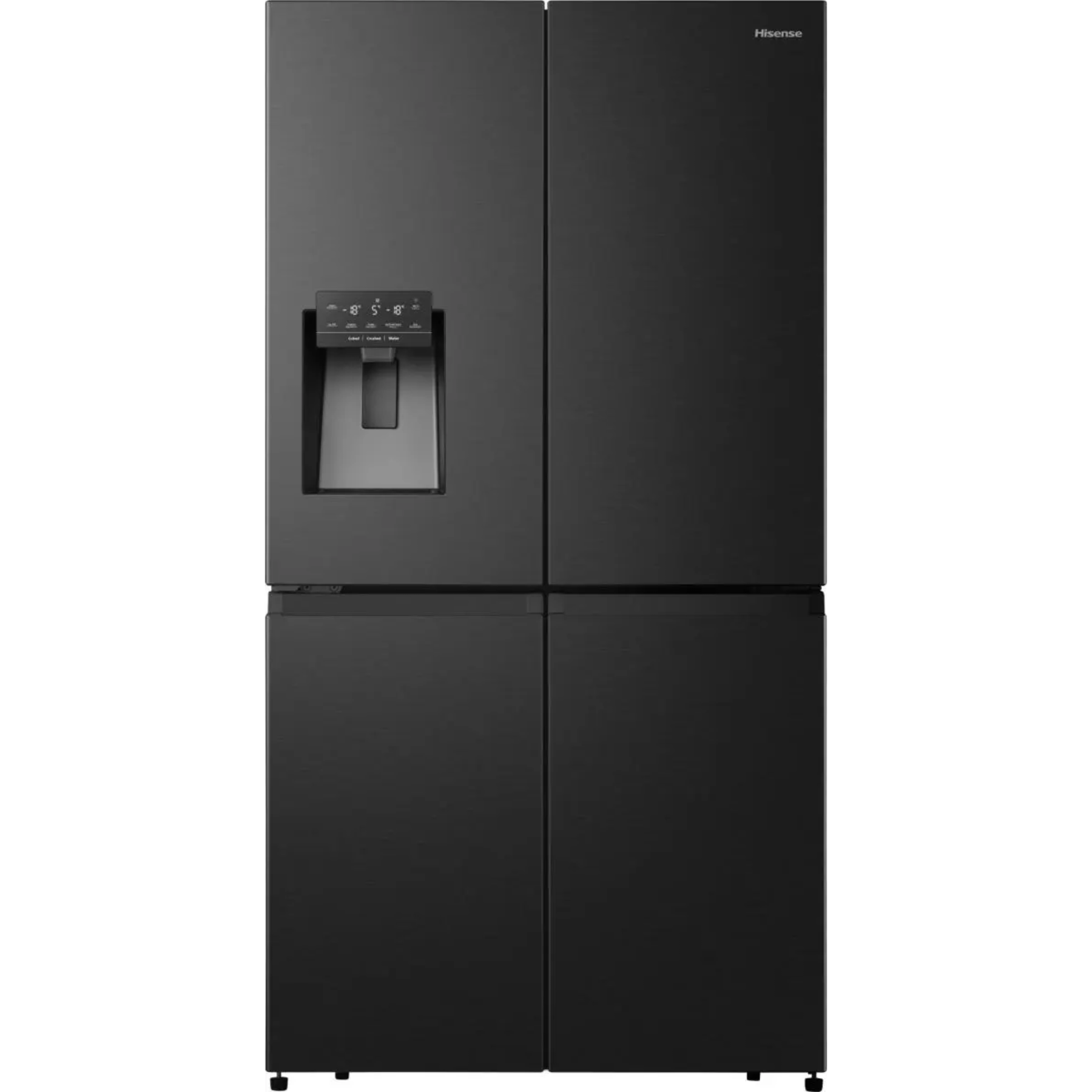 Hisense-RQ760N4AFF-4-Door-Refrigerator-–-585L-Black-with-Water-Ice-Dispenser-in-Cypru