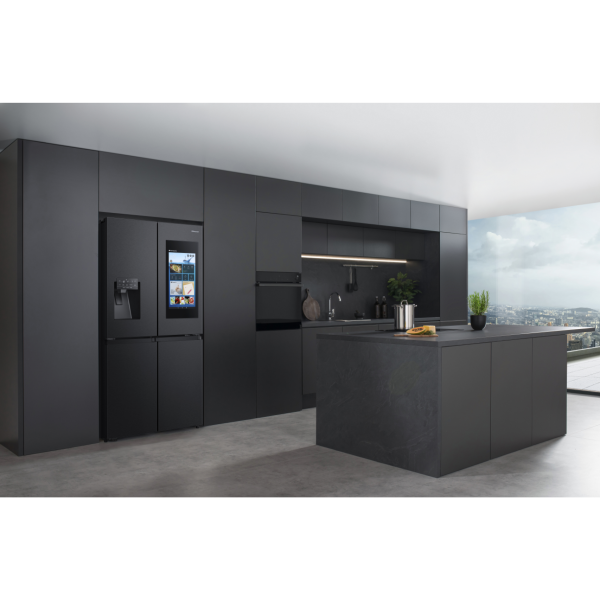 Hisense-RQ760N4AFF-585L-4-Door-Refrigerator-in-moden-kitchen.