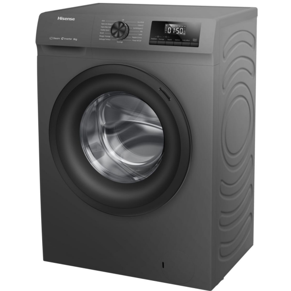 Hisense WF1Q8041BT 8kg 1400 RPM Grey Washing Machine