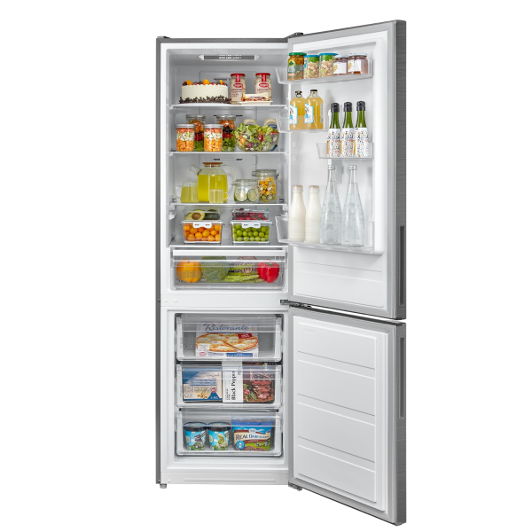 Midea MDRB424FGE010E Combi Refrigerator 310L No Frost White open-door