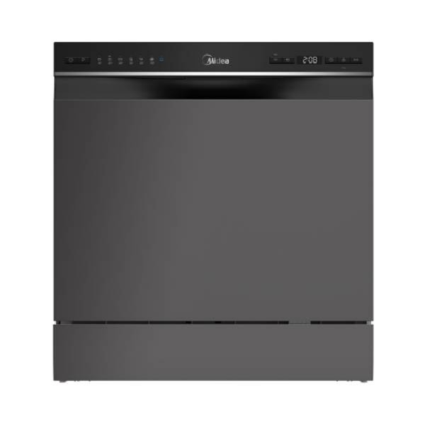 Midea MTD55S500X-CYP compact dishwasher 8 place settings inox in Cyprus