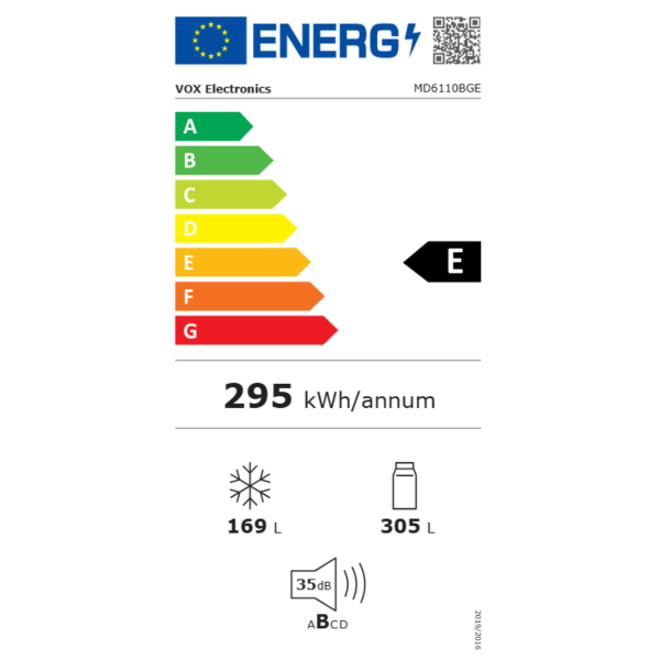 vox-md6110bge-energy-label-e-474l-refrigerator.
