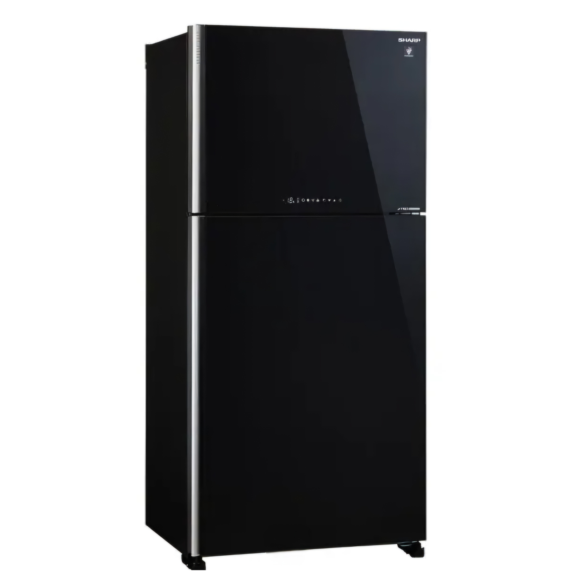 Sharp SJ-YG740G-BK Double Door Refrigerator Black Glass