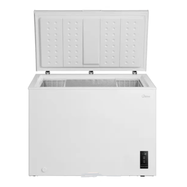 Midea-MDRC405FEE01-290L-Chest-Freezer-White-open-door