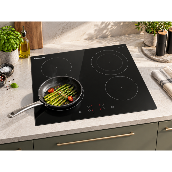 Hisense E6432C 60cm Electric Ceramic Hob  in kitchen