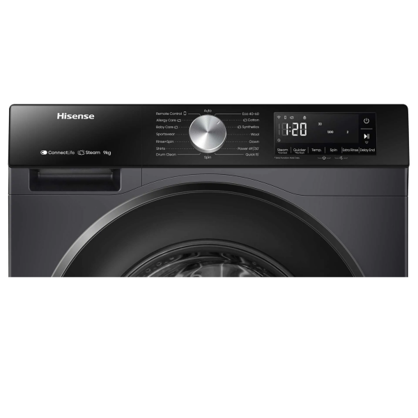 Hisense WF3S9043BB3 9kg Black Washing Machine in Cyprus