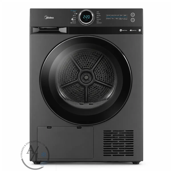 Midea MD110H80_T-CY graphite dryer drum and interior view