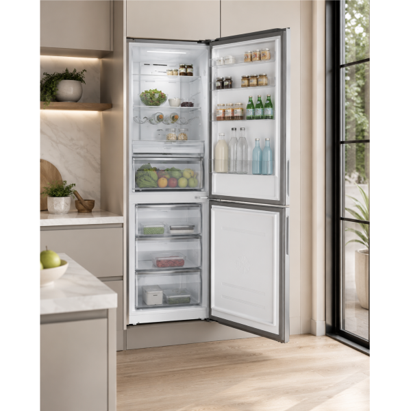 Refrigerator 495L Inox Hisense RB645N4BIE Height_ 200 cm