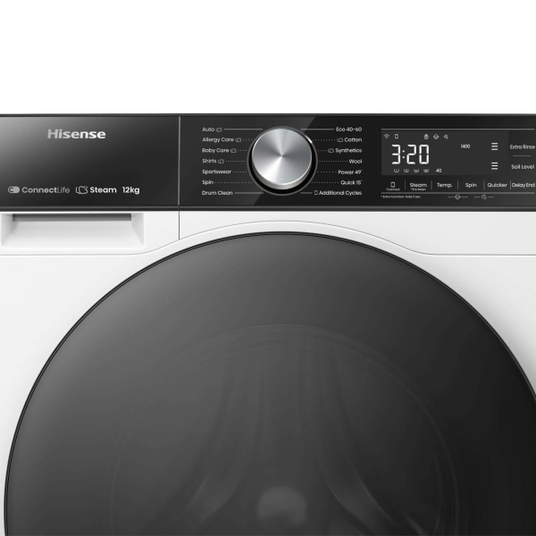 Hisense WF5S1243BW 12Kg Washing Machine - Image 3