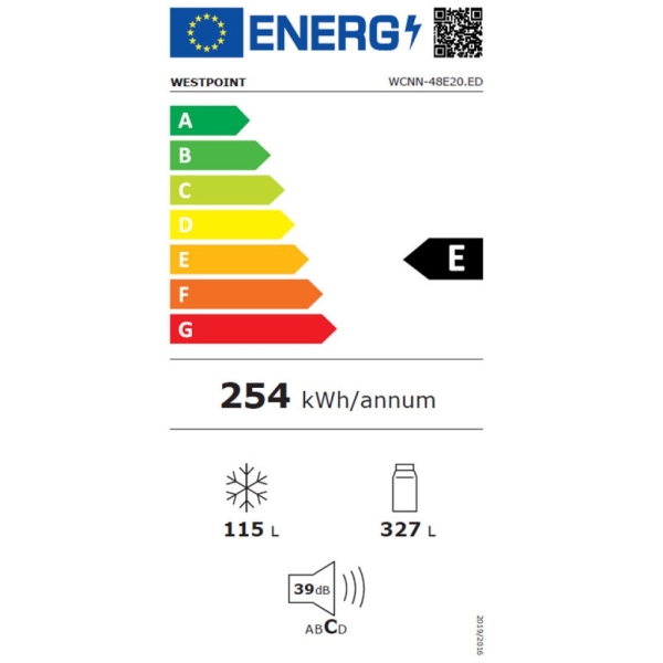 Westpoint-WCNN-48E20.ED-Bottom-Freezer-Refrigerator energy liable