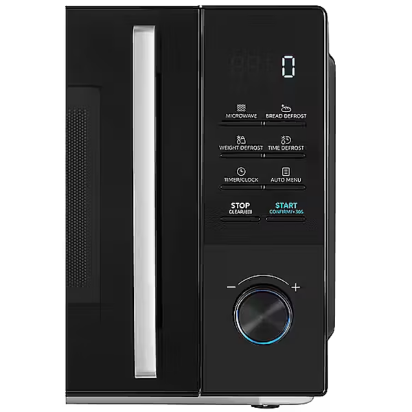 Midea-AM25VBBK-Microwave-Oven-Black-25L-soide-view