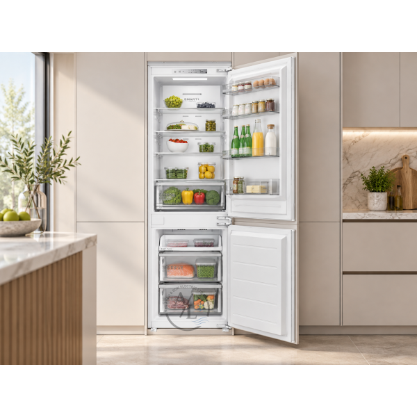 Built-In Refrigerator 318L Total No Frost Midea MDRE411FGE01 in luxury house Kyriakos Electric