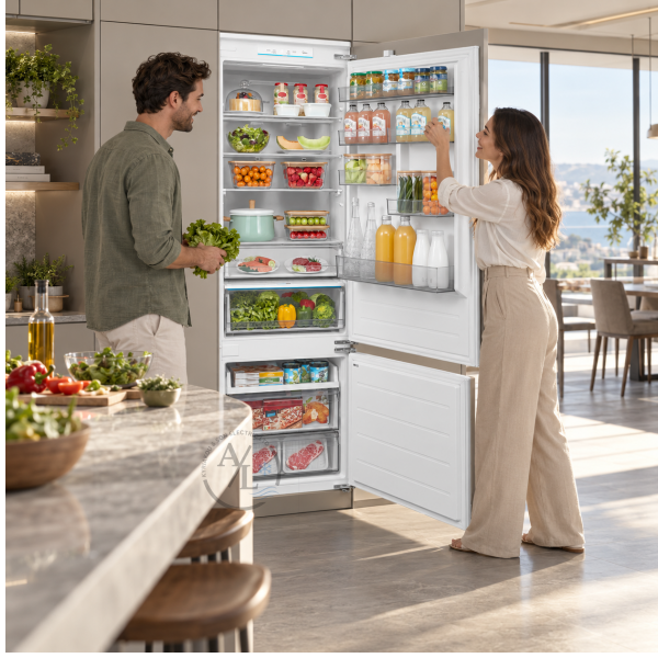 Built-In Refrigerator 318L Total No Frost Midea MDRE411FGE01 no frost