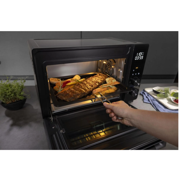 Hisense-HOM30AF-Black-Mini-Oven-in-Kitchen