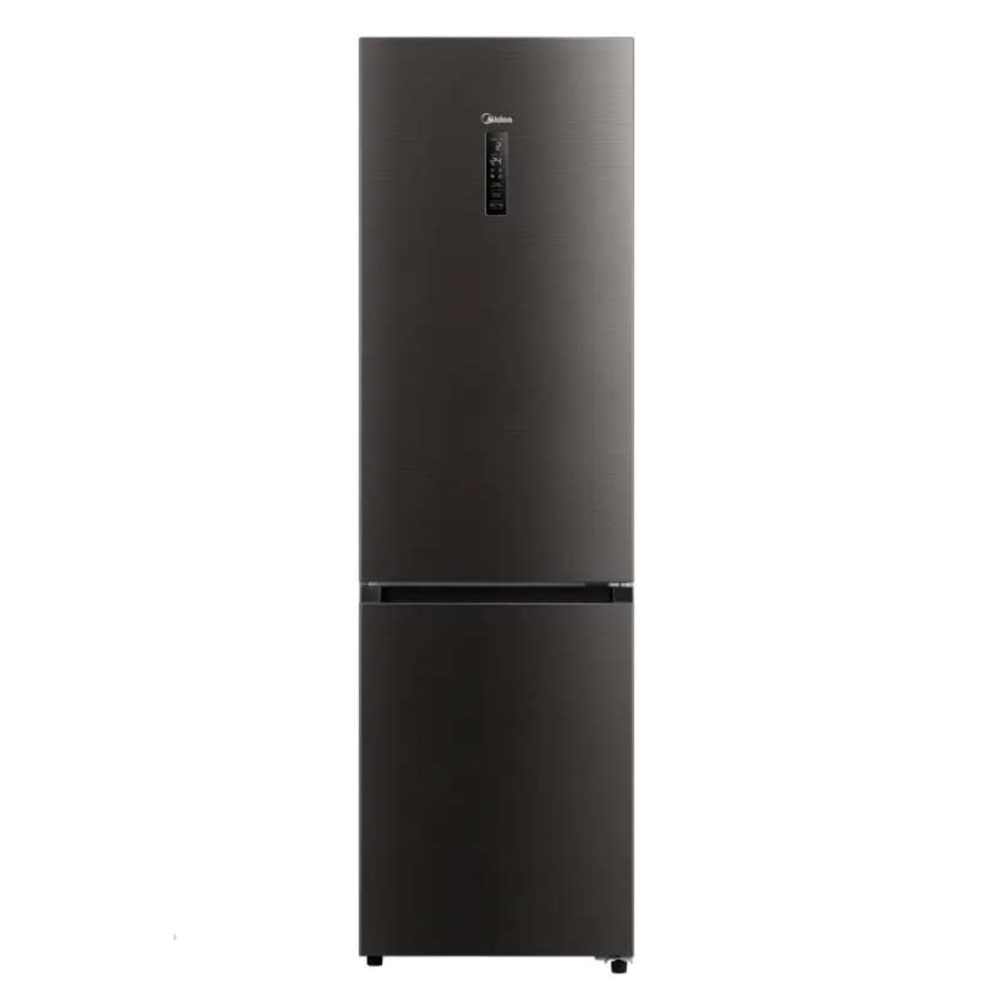 Midea-MDRB521MIC45-combi-refrigerator-378L-front-view-Black-in-Cyprus