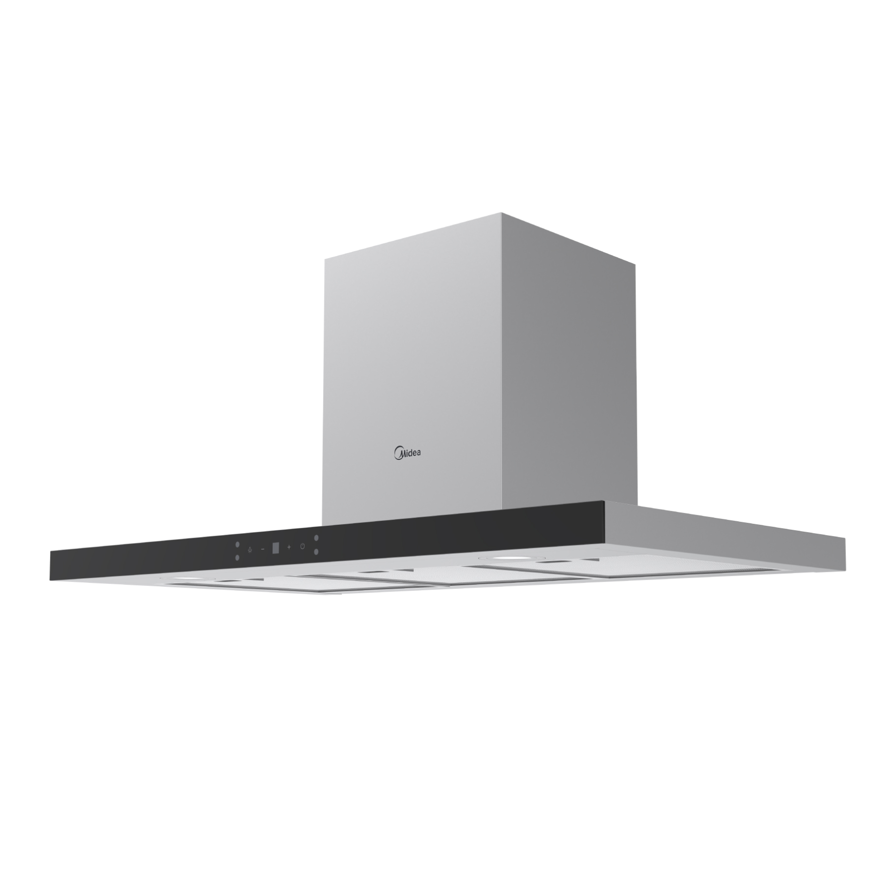 Midea-MH90B4300B-wall-mounted-chimney-hood-90cm-inox-in-Cyprus