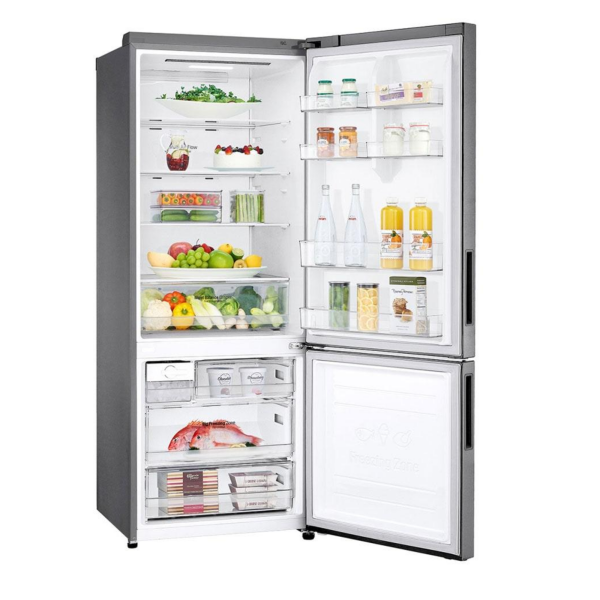 LG Refrigerator Freezer 500L Total No Frost Inox - Image 2