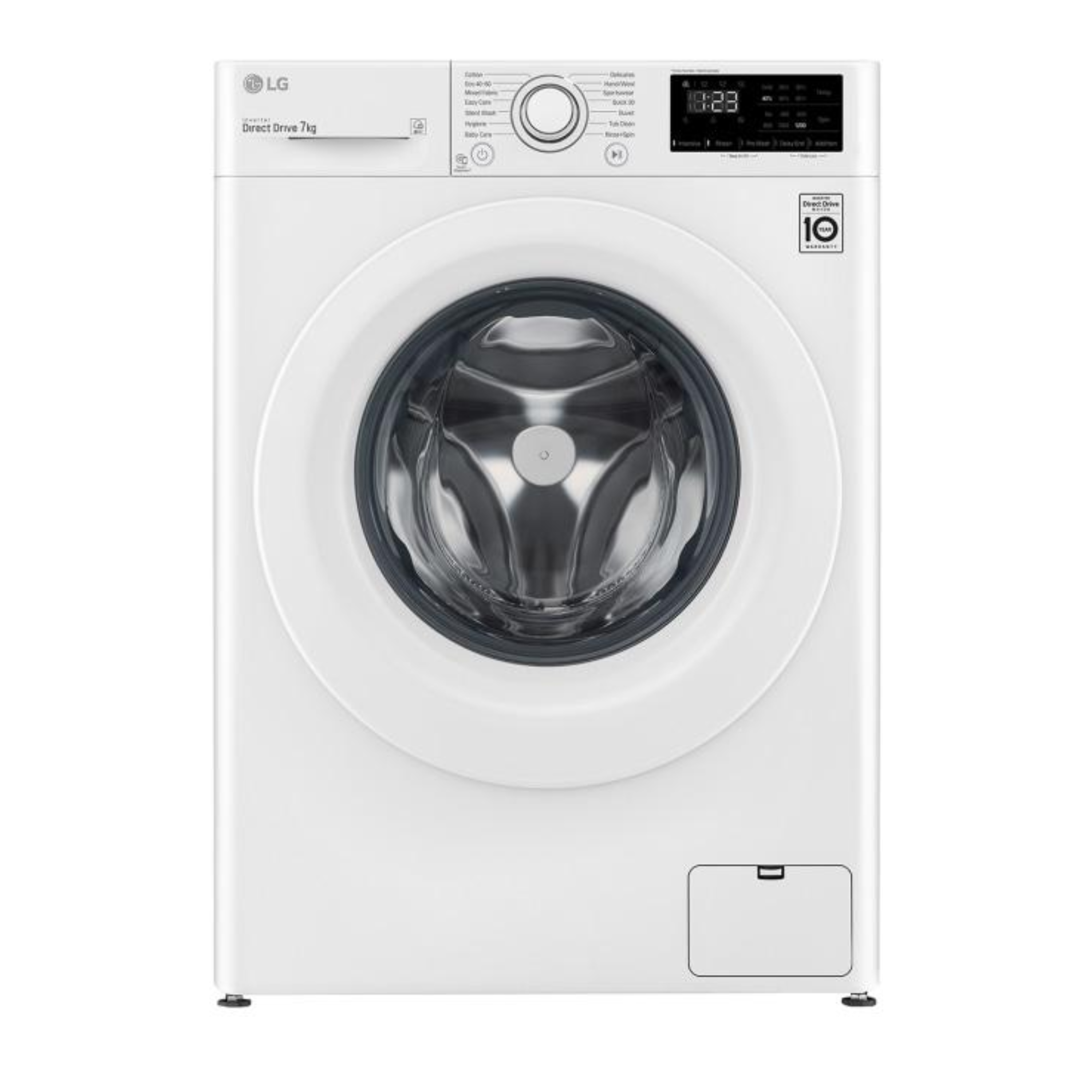 LG Washing Machine 7kg Series 3 Slim Line front view in Cyprus
