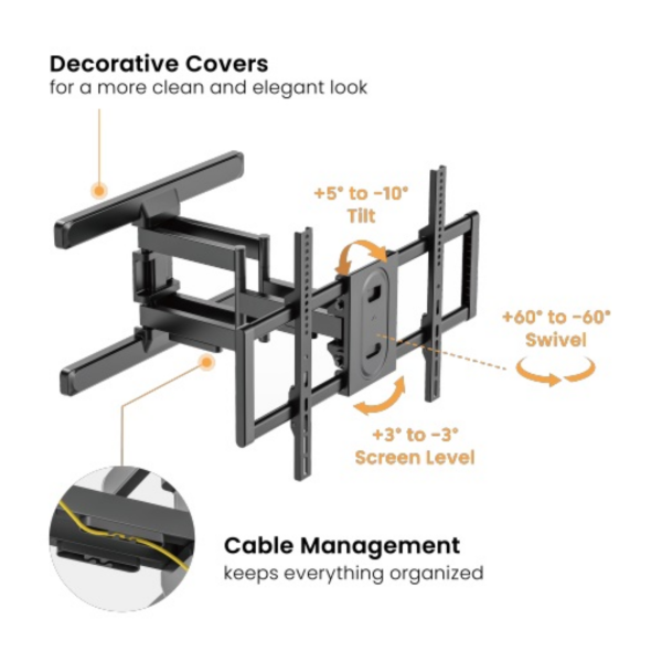 Matestar MAT81-466 full motion TV wall bracket