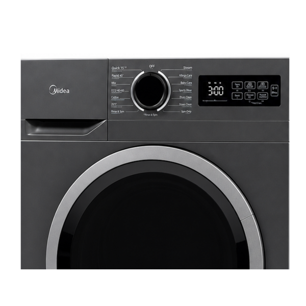 Midea Washing Machine MF110W70B_T-CYA control panel and display