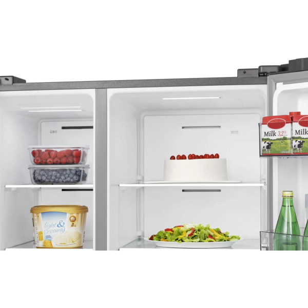 Hisense RS840N4WCE Large Family Refrigerator in Stainless Steel Finish