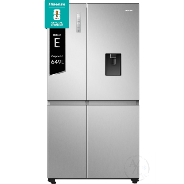 Hisense Side-by-Side No Frost Refrigerator in Modern Kitchen large capacity