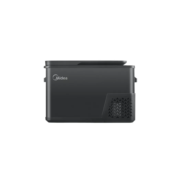 Midea 27L portable compressor fridge side view