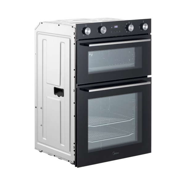 Midea Built-In Double Oven with Digital Display and Knob Controls