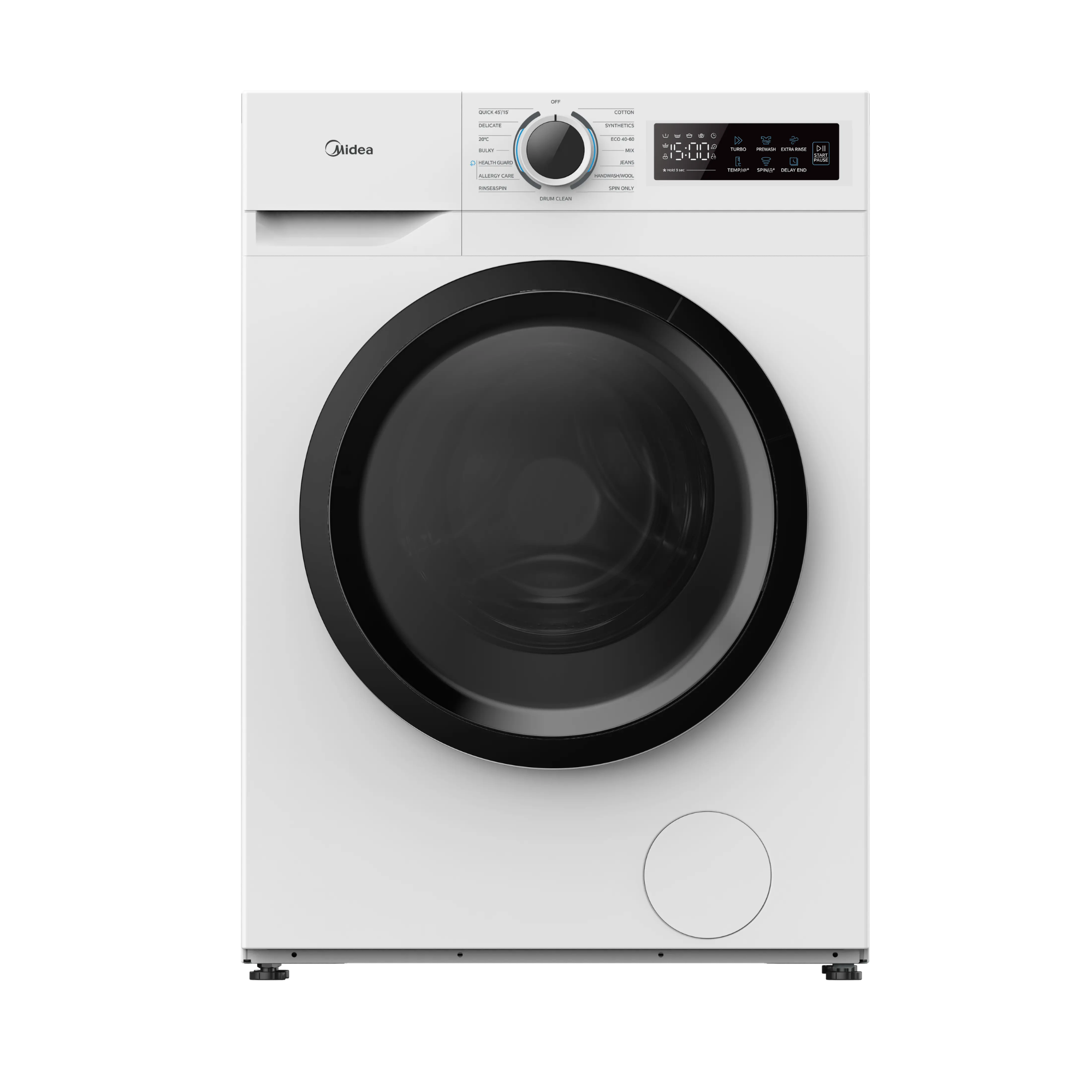 Midea Lunar Series washing machine 8kg 1400rpm white MF110W80BA10_W-CY