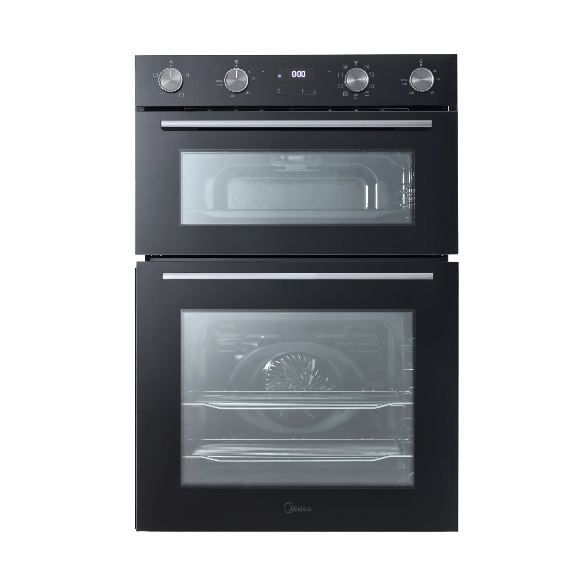 Midea MDOD70M30DO-X Built-In Double Oven 110L Black