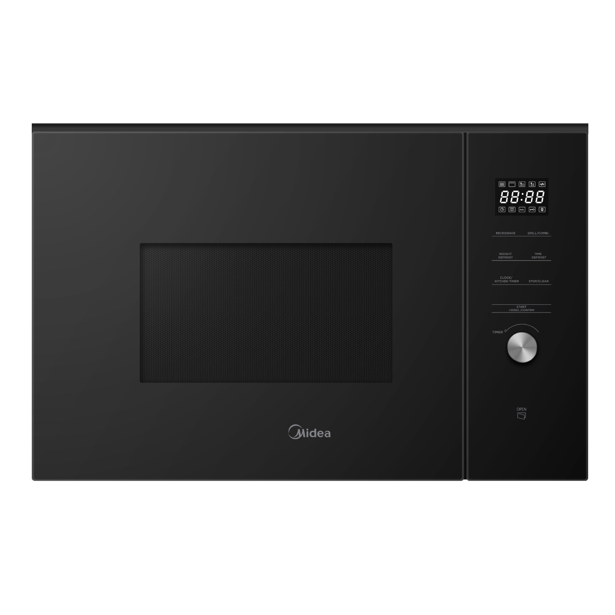 Midea TG925E3BK built-in microwave 25L with grill black