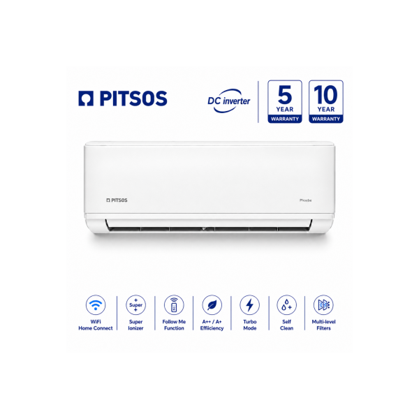 Pitsos Air Conditioner Phoebe 9000 BTU A++ PSI09VW33 front view