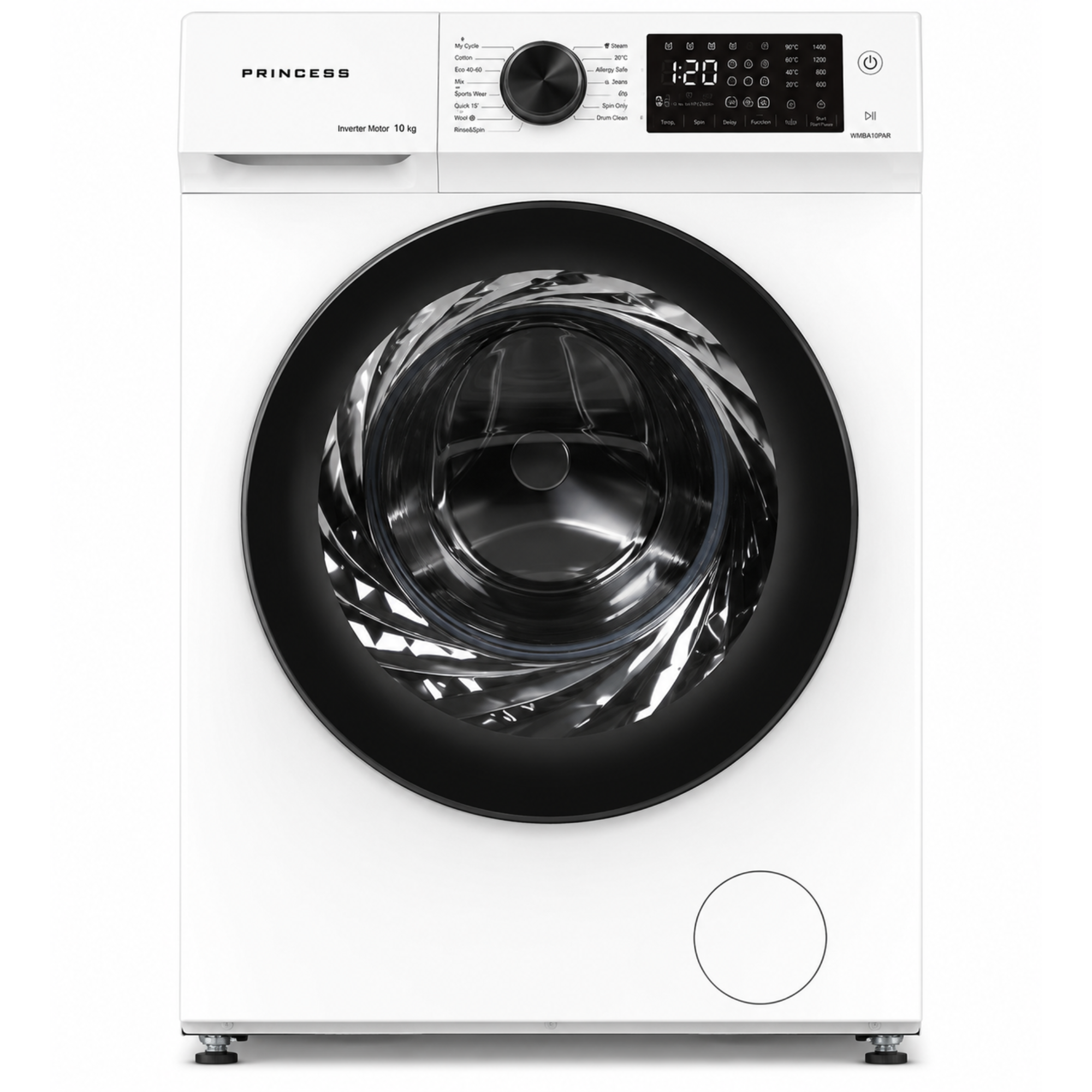 Princess Washing Machine 10kg 1400rpm WMBA10PAR