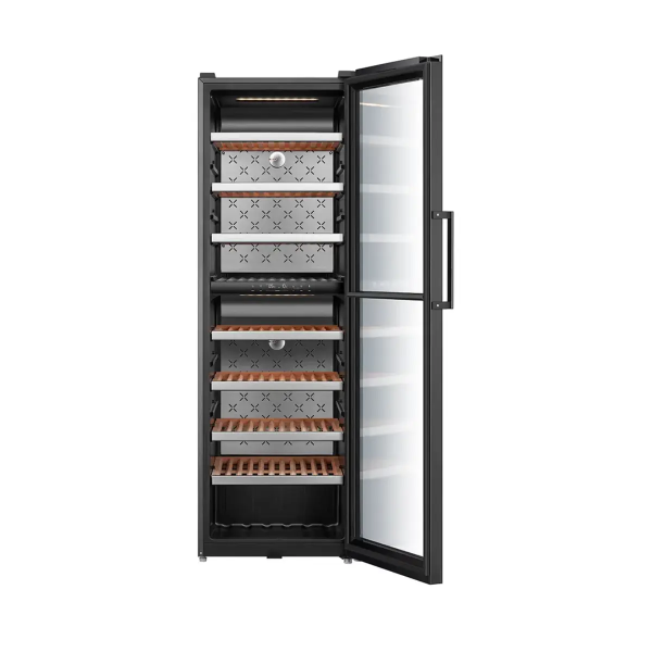Midea 193 Bottle Wine Cooler Interior Dual Zone
