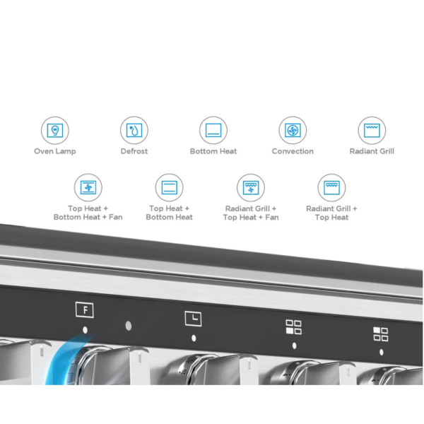 Midea 24DMS4G113 60cm Cooker with 65L 9 Cooking Functions
