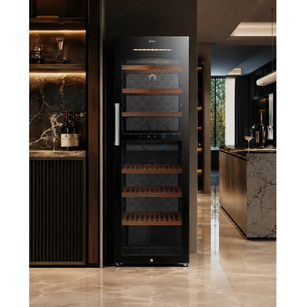 Midea MDRW562FGG22 Wine Cooler 193 Bottles Dual Zone Cyprus (1)